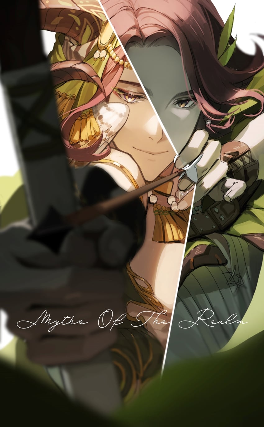 oschon and deryk (final fantasy and 1 more) drawn by migo45