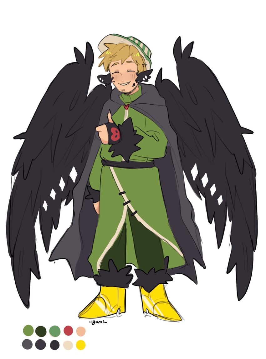 ph1lza (minecraft youtube and 1 more) drawn by gomi_(gomiidd)
