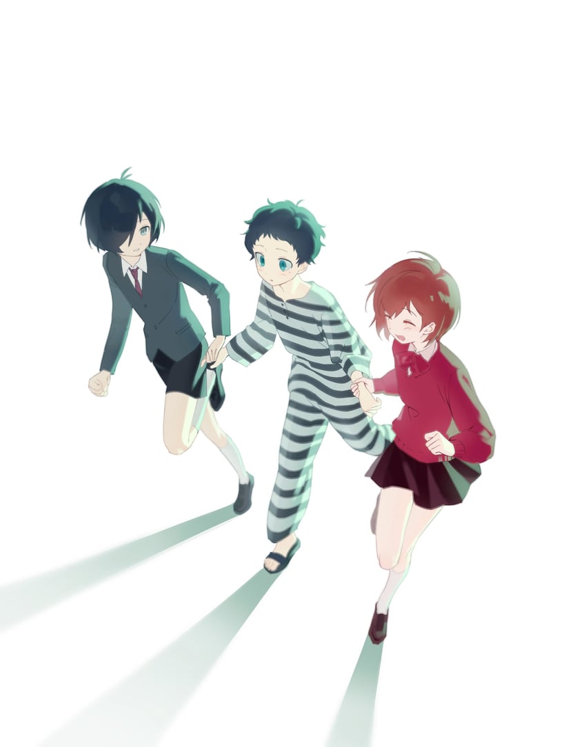 yuuki makoto, shiomi kotone, and pharos (persona and 2 more) drawn by 7_ps