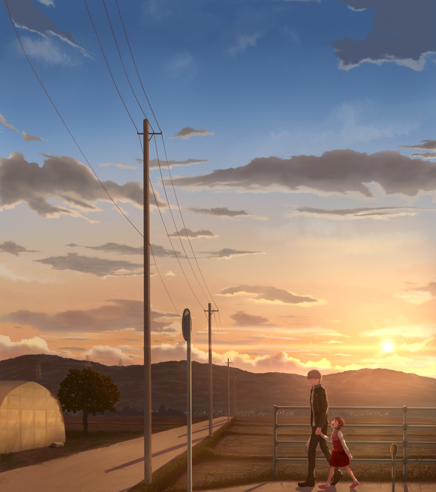 narukami yu and doujima nanako (persona and 1 more) drawn by yuugure