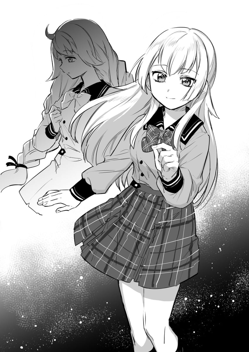 himuro lavi and shirogane (mahou shoujo madoka magica and 1 more) drawn by yukishiro_(hitsuji)
