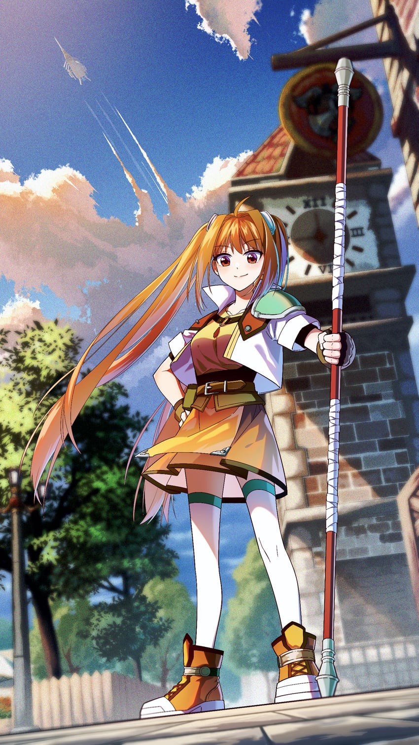estelle bright (eiyuu densetsu and 1 more) drawn by banjie