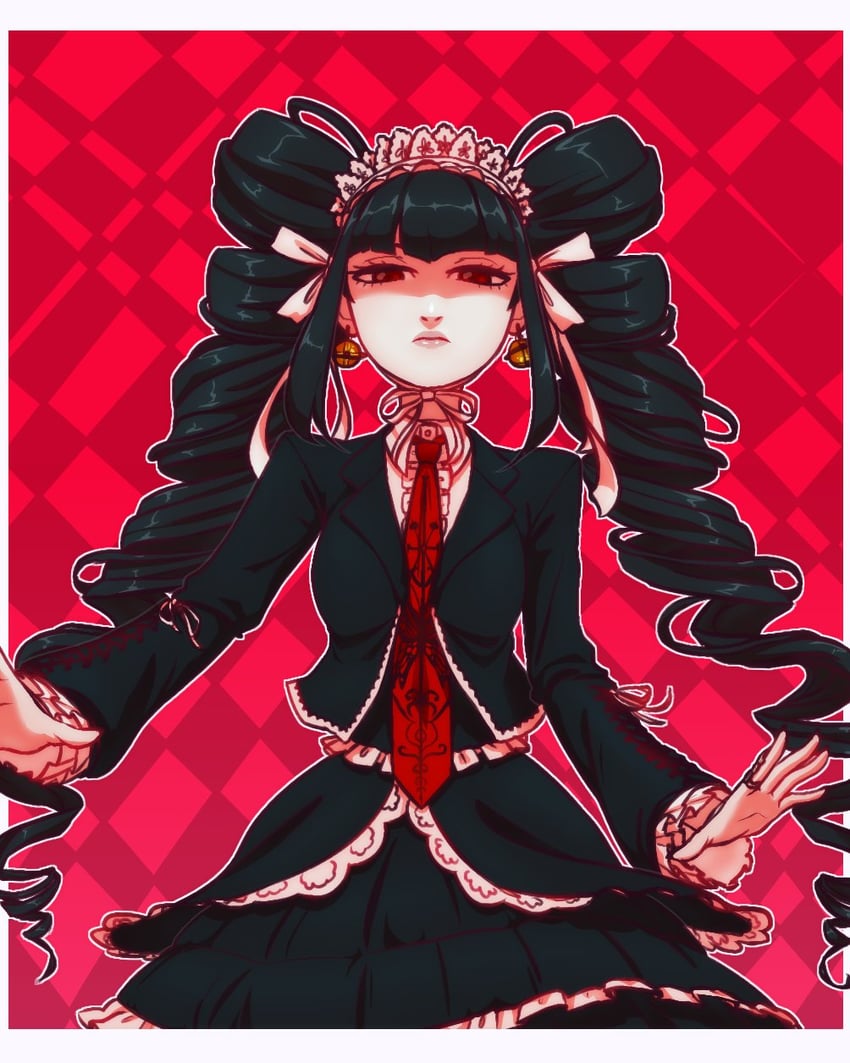celestia ludenberg (danganronpa and 1 more) drawn by erlin_009