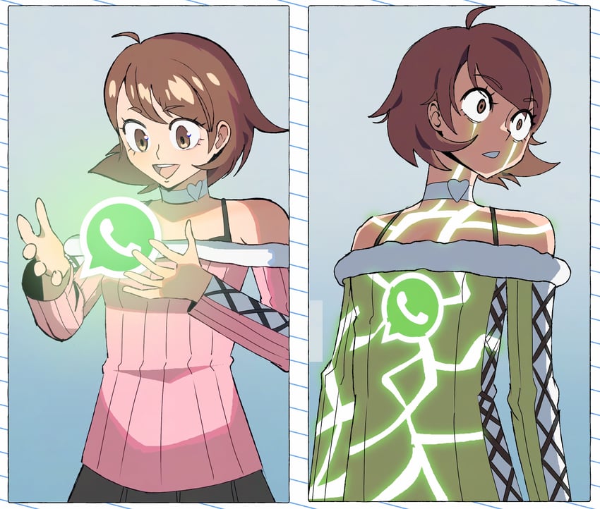 takeba yukari (persona and 2 more) drawn by gjh