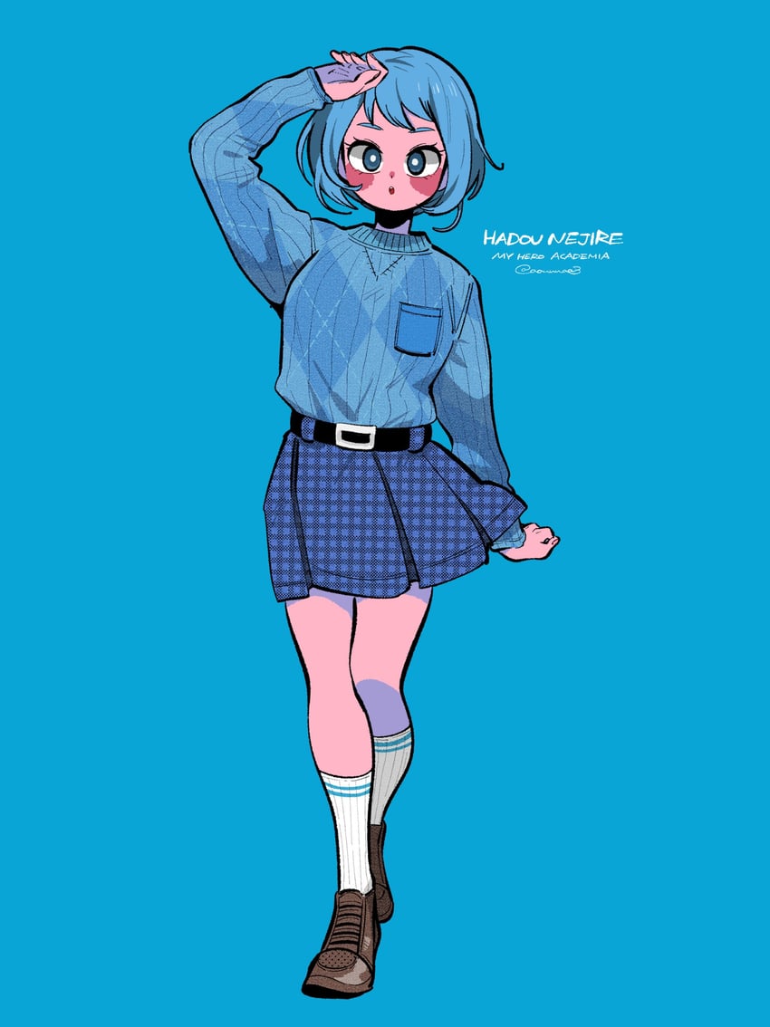 hado nejire (boku no hero academia) drawn by anna_(aannnaa3)