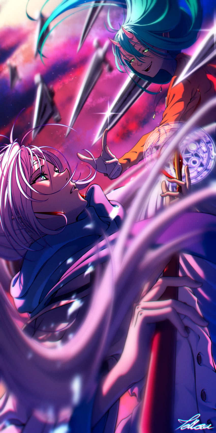 frieren and solitar (sousou no frieren) drawn by tettora
