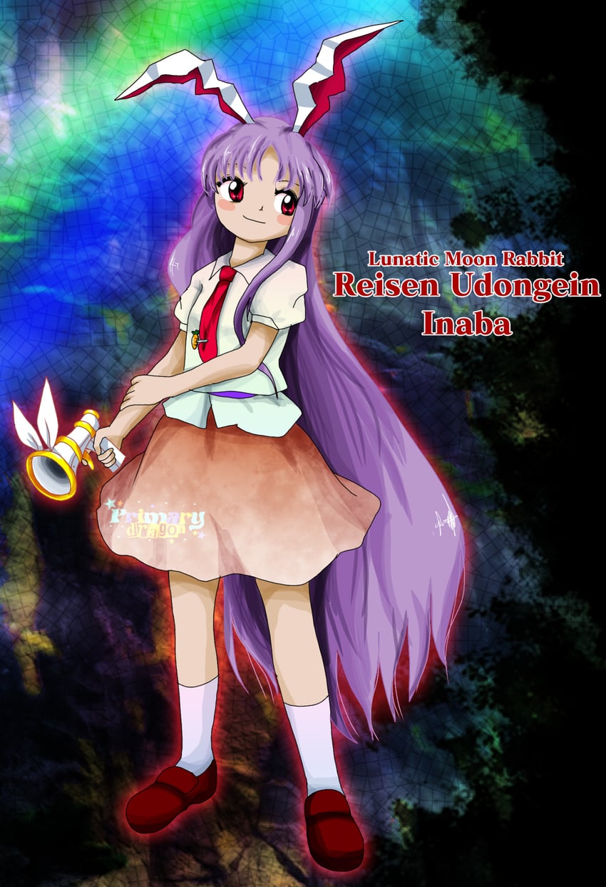 reisen udongein inaba (touhou and 1 more) drawn by primary_dragon