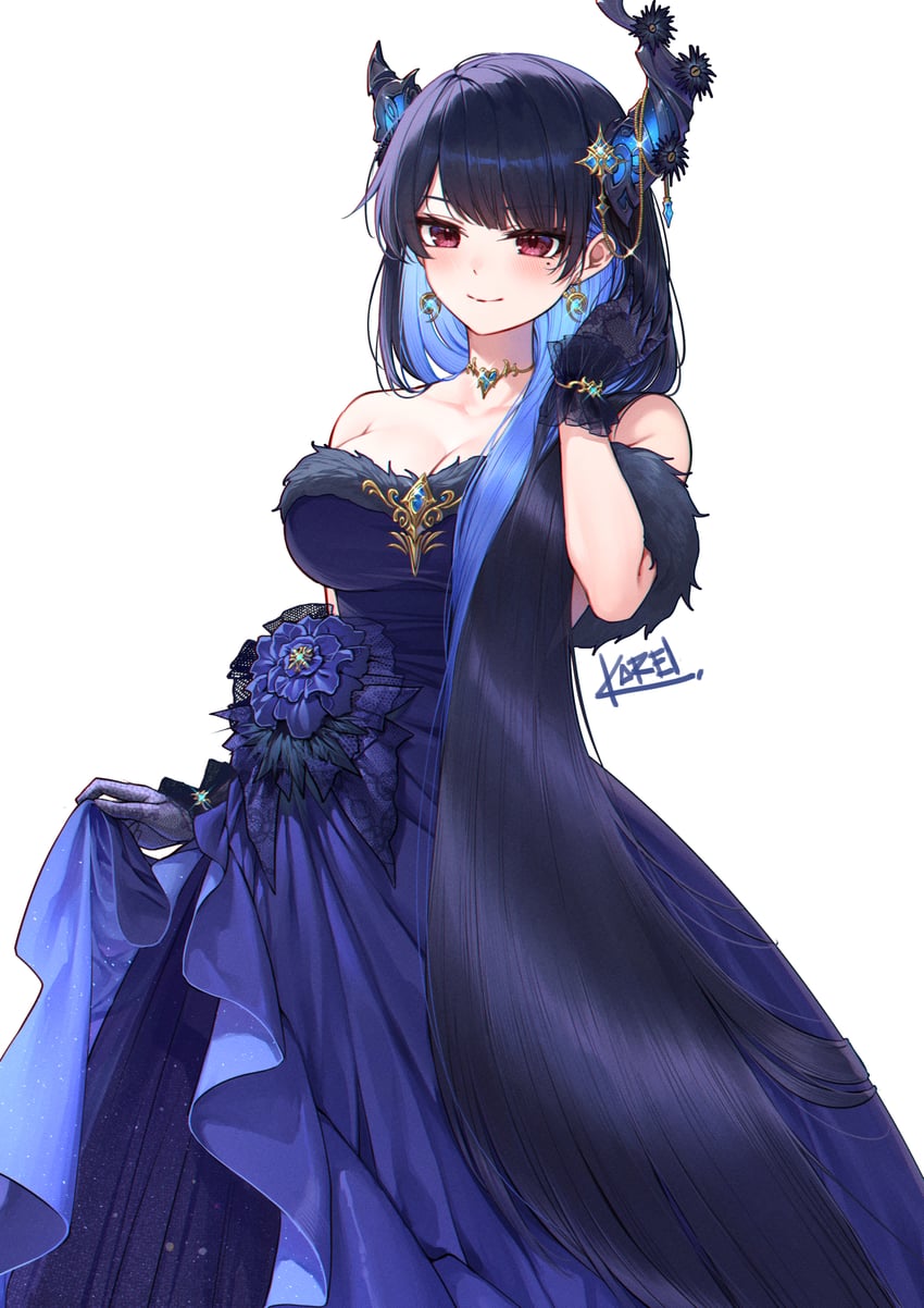 nerissa ravencroft (hololive and 1 more) drawn by curry_bowl