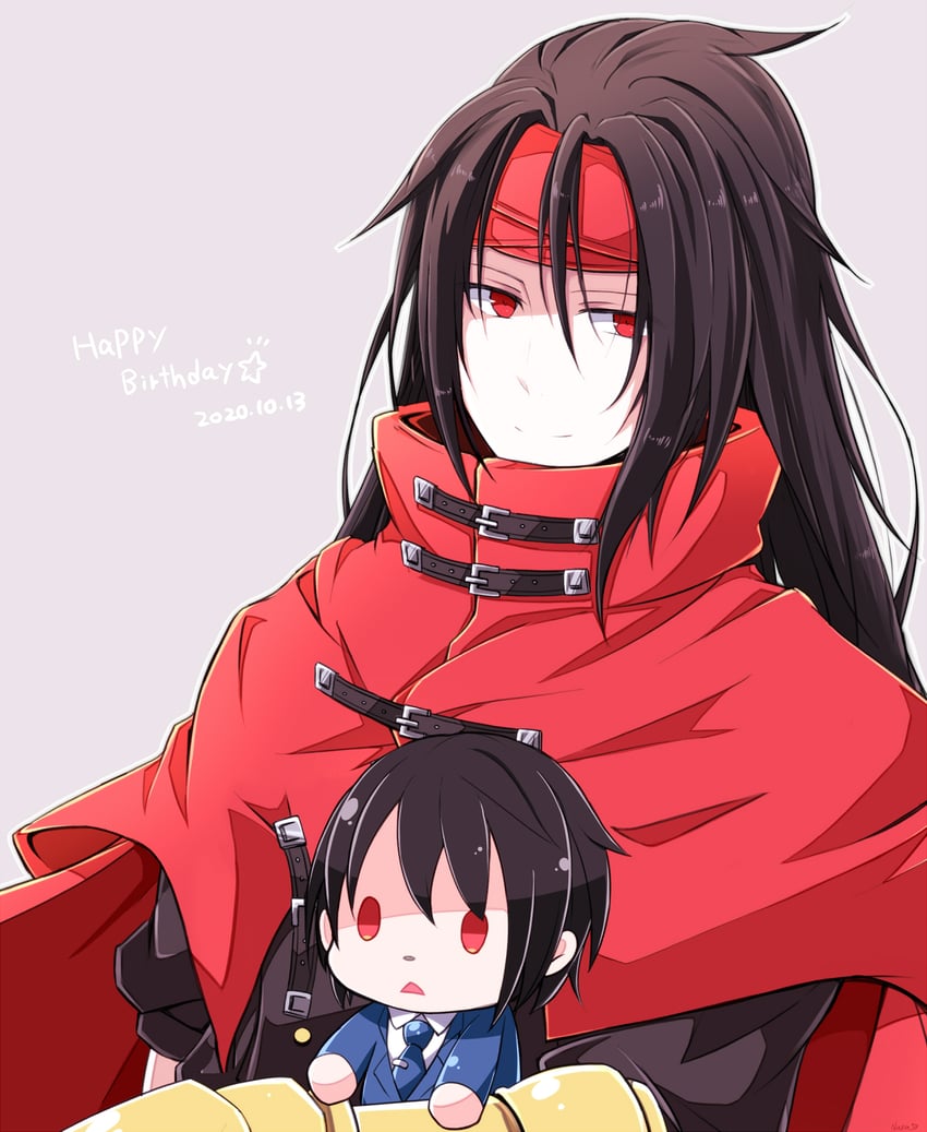 vincent valentine (final fantasy and 1 more) drawn by nanao_(zonzonsh)