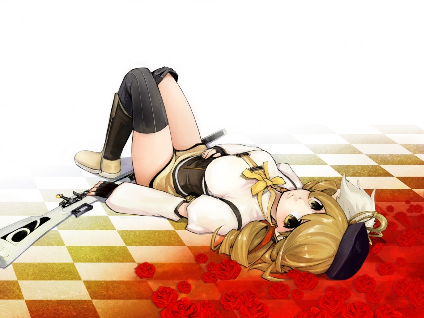 tomoe mami (mahou shoujo madoka magica) drawn by nino_(shira)