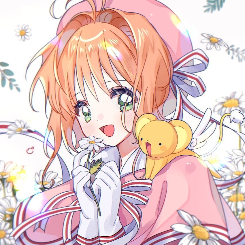 kinomoto sakura and kero (cardcaptor sakura and 1 more) drawn by yalmyu