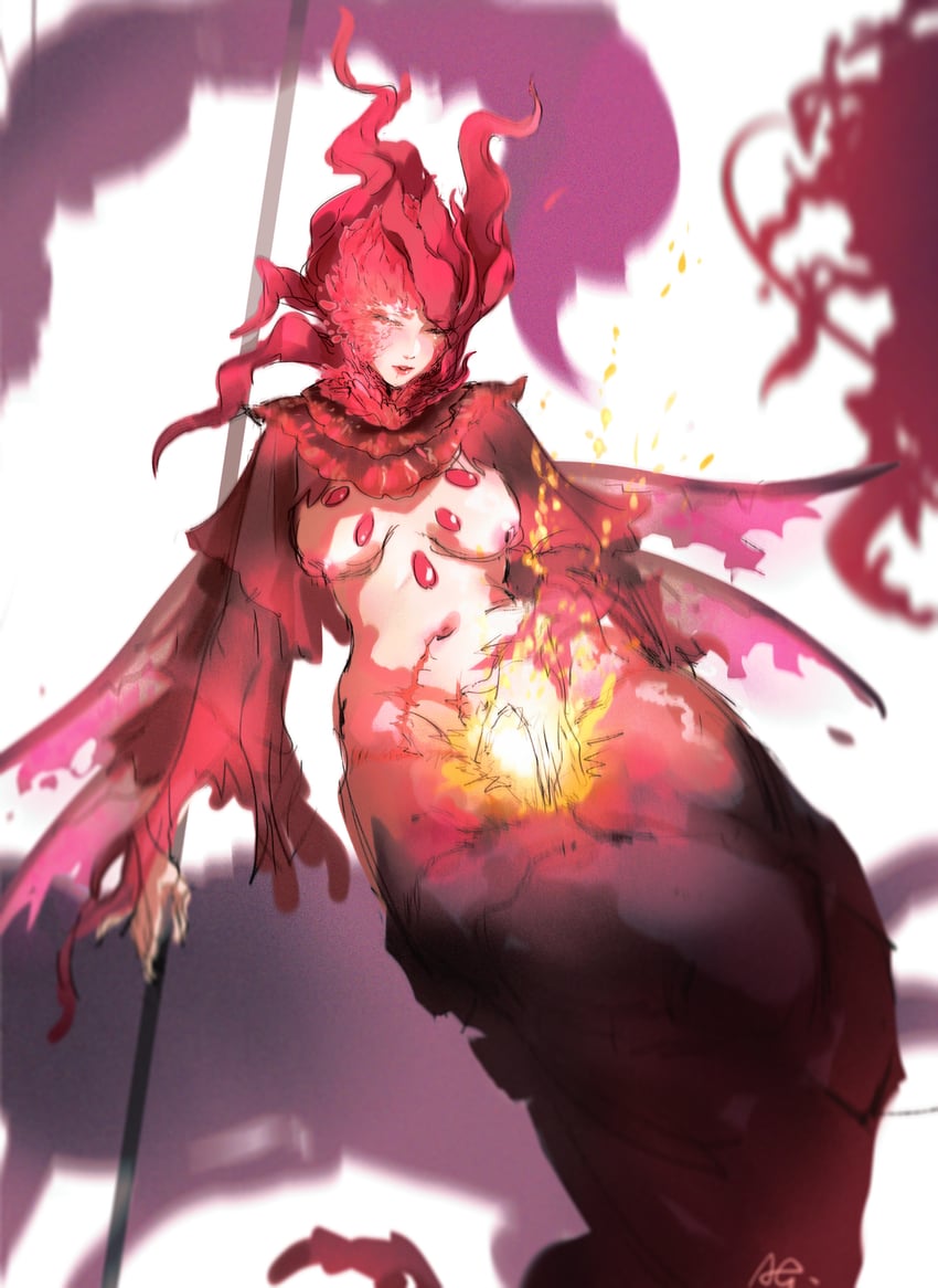 romina saint of the bud (elden ring and 1 more) drawn by agaver123