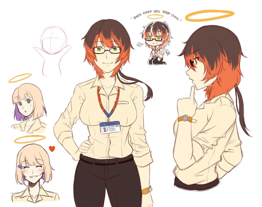 jenma-chan (hololive and 1 more) drawn by akkanen
