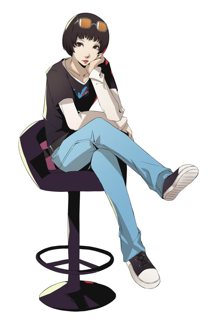 ohya ichiko (persona and 1 more) drawn by blazpu