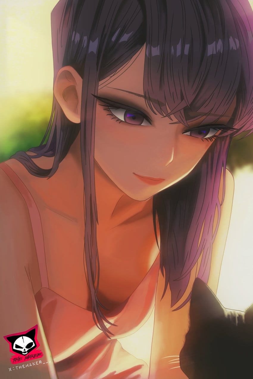komi shouko (komi-san wa komyushou desu) drawn by themaker