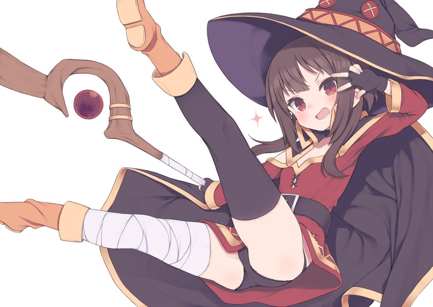 megumin (kono subarashii sekai ni shukufuku wo!) drawn by gamuo