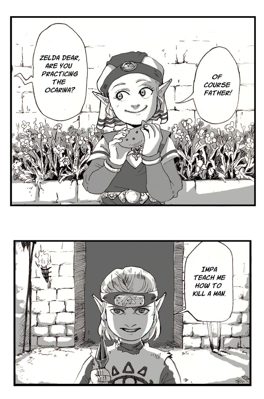 princess zelda (the legend of zelda and 1 more) drawn by acianoh