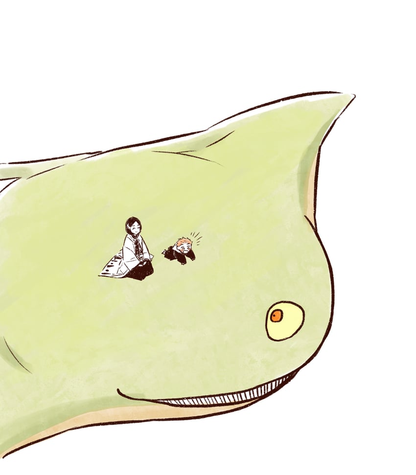 unohana retsu and kurosaki kazui (bleach and 1 more) drawn by choko_egg