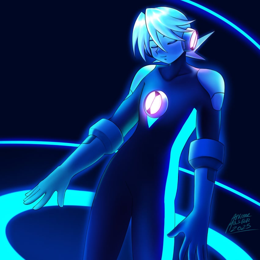megaman.exe (mega man and 1 more) drawn by animemaster