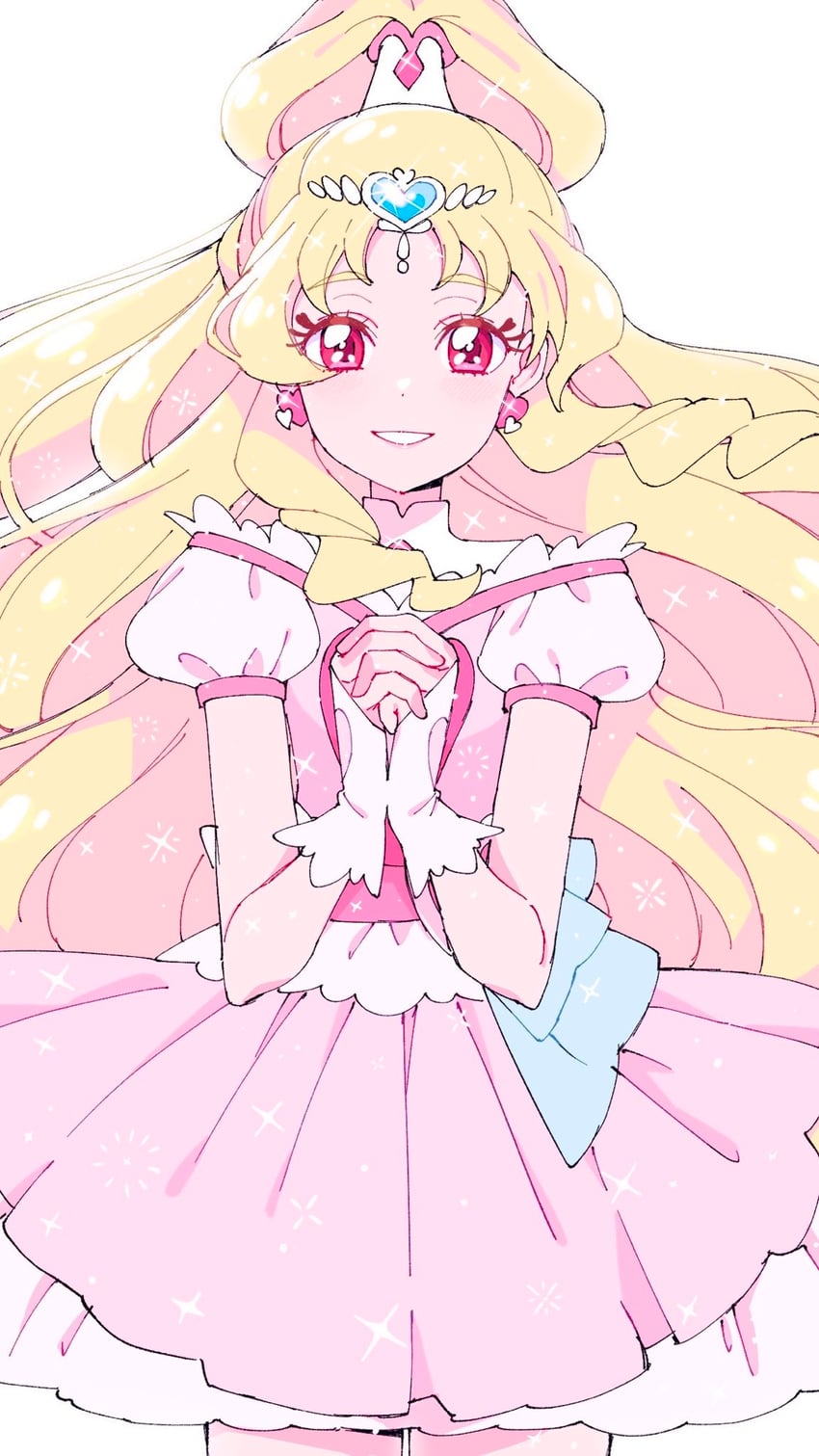 hug-tan and cure tomorrow (precure and 1 more) drawn by shirako_love