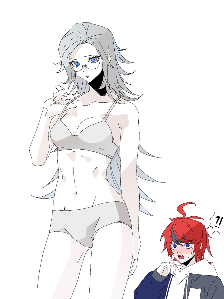 aotsuki eito and sumino takumi (the hundred line -last defense academy-) drawn by kurenaikiyumi