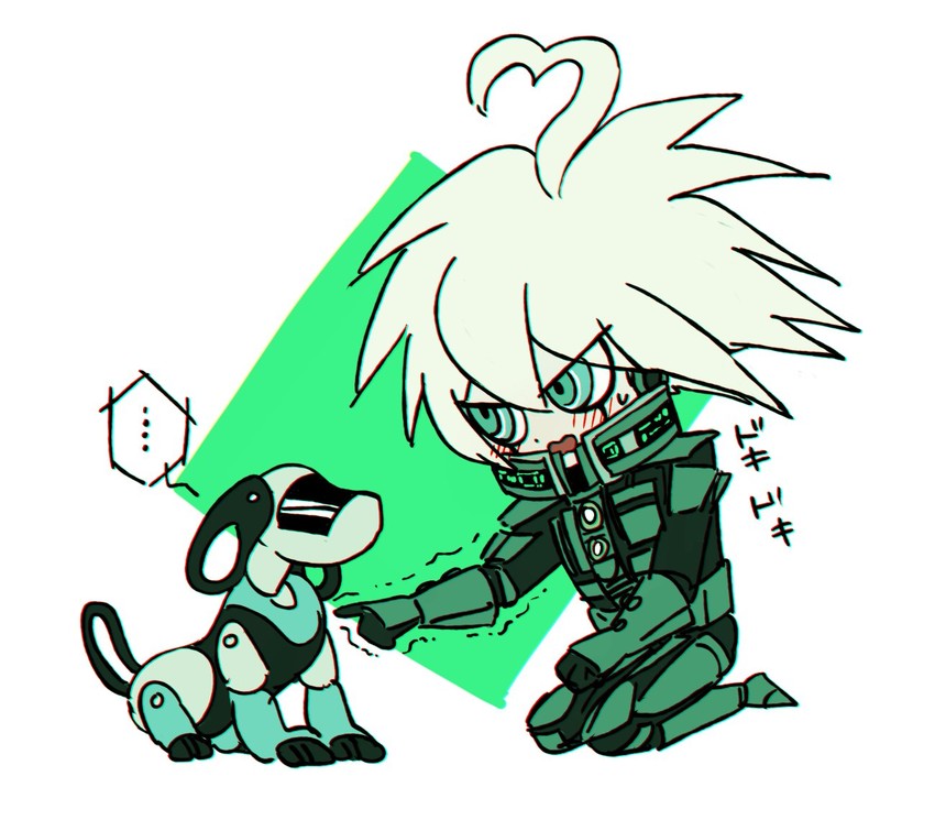 k1-b0 and aibo ers-7 (danganronpa and 3 more) drawn by machino_akr