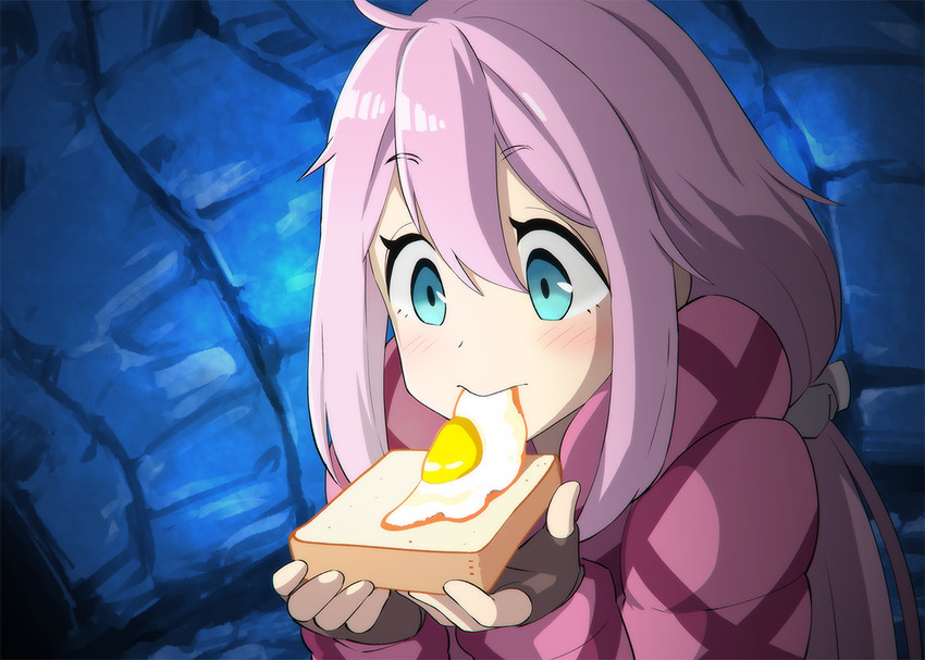 kagamihara nadeshiko (yurucamp and 1 more) drawn by ueyama_michirou