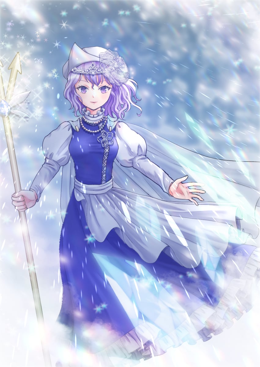 letty whiterock (touhou and 1 more) drawn by kyabekko