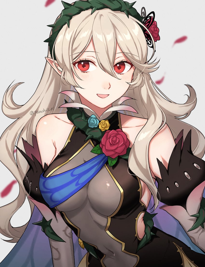 female corrin (fire emblem and 2 more) drawn by shamu_(peach11_01)
