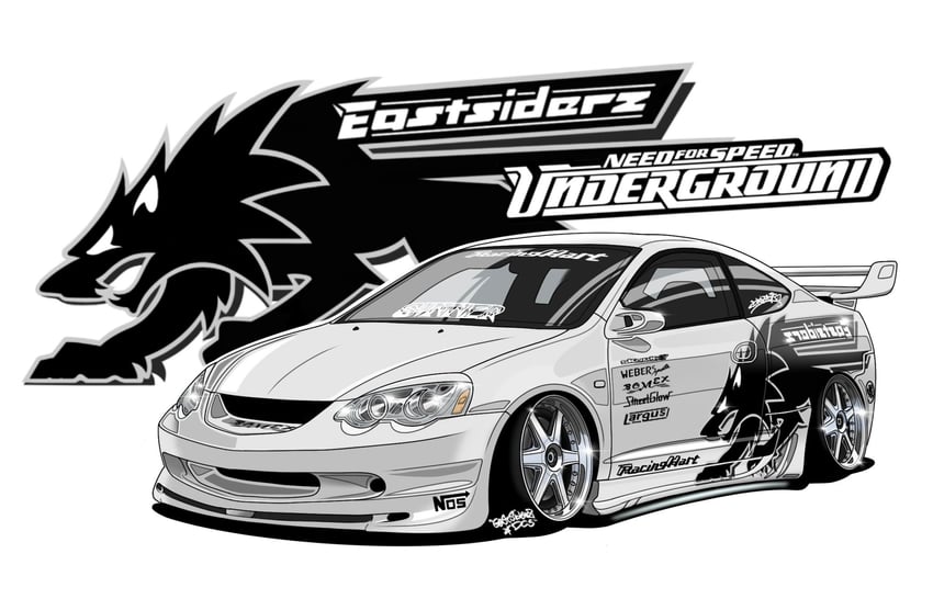 need for speed and 1 more drawn by banato1215