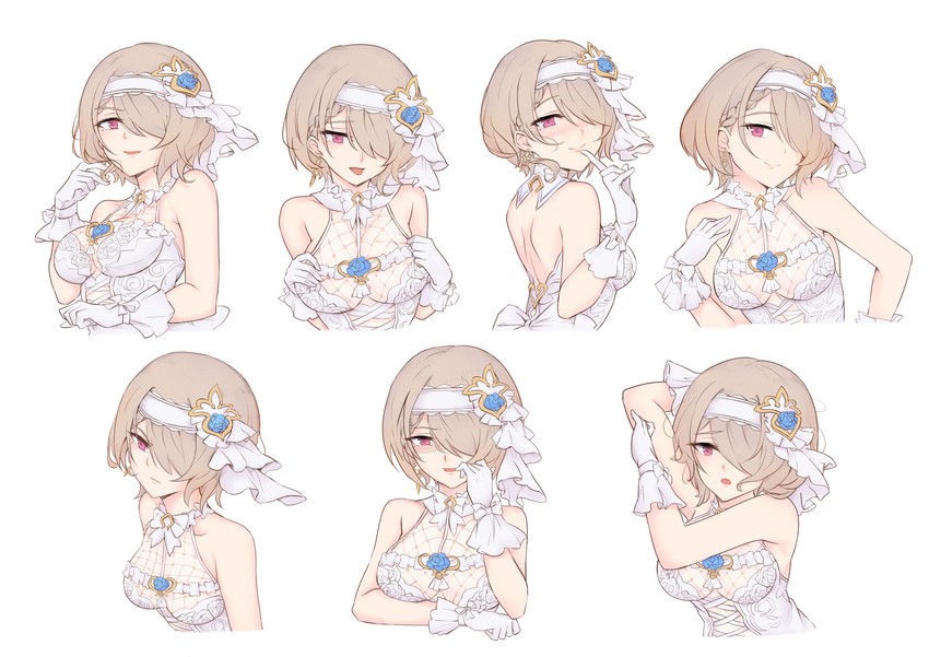 rita rossweisse (honkai and 1 more) drawn by yougenko