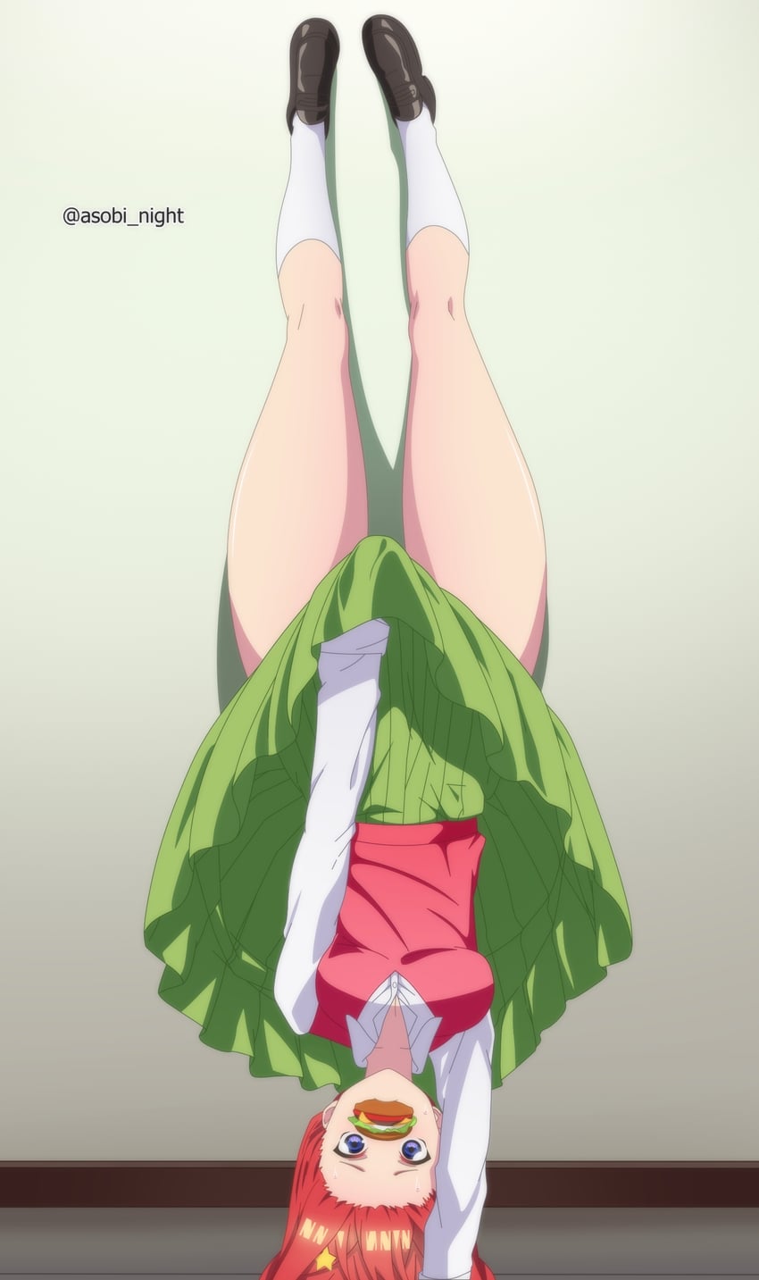 nakano itsuki (go-toubun no hanayome and 1 more) drawn by asobi_night