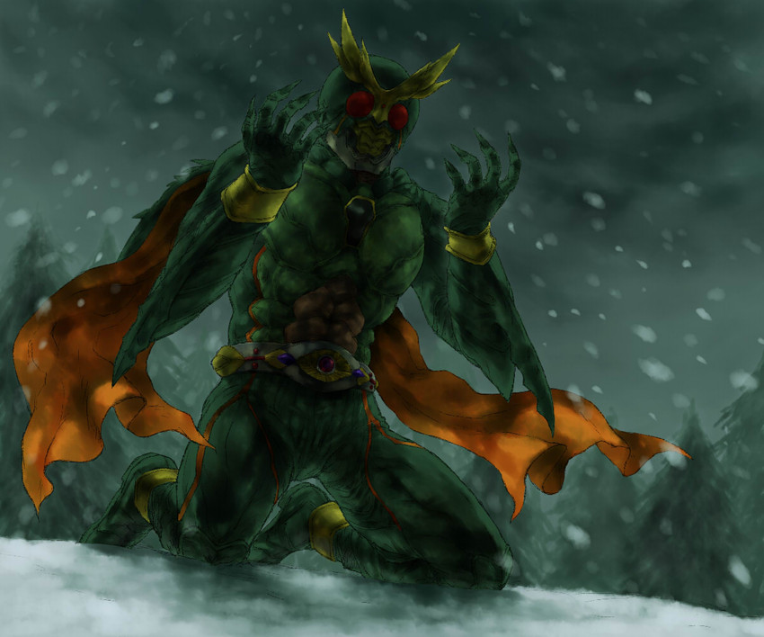 another agito (kamen rider and 1 more) drawn by yapo_(mess)