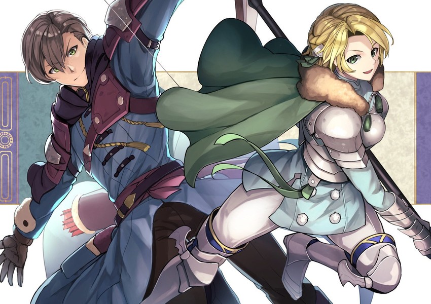 ingrid brandl galatea and ashe ubert (fire emblem and 1 more) drawn by nakabayashi_zun