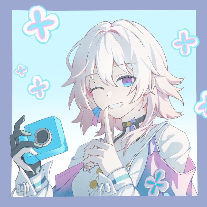 march 7th (honkai and 1 more) drawn by zhishidianziyouling