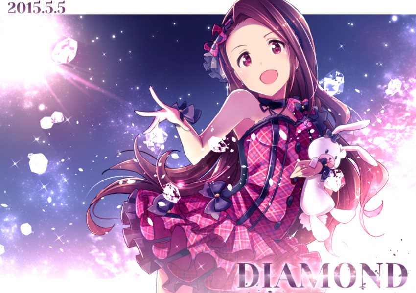 minase iori and usa-chan (idolmaster) drawn by ima_(lm_ew)