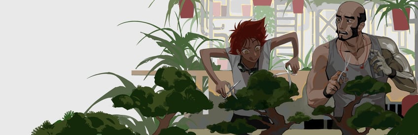 edward wong hau pepelu tivrusky iv and jet black (cowboy bebop) drawn by nyan_2020