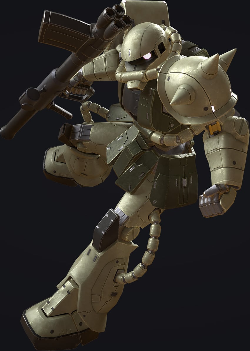 zaku ii (gundam and 1 more) drawn by zyounger