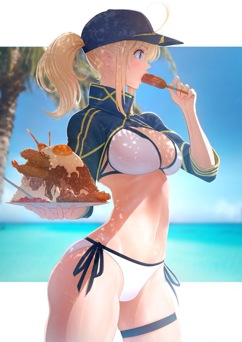 artoria pendragon and mysterious heroine xx (fate and 1 more) drawn by imizu_(nitro_unknown)