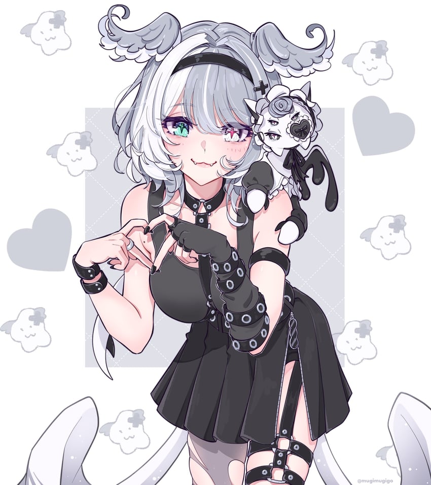 elira pendora, pikl, and weewa (nijisanji and 1 more) drawn by mugimugigo