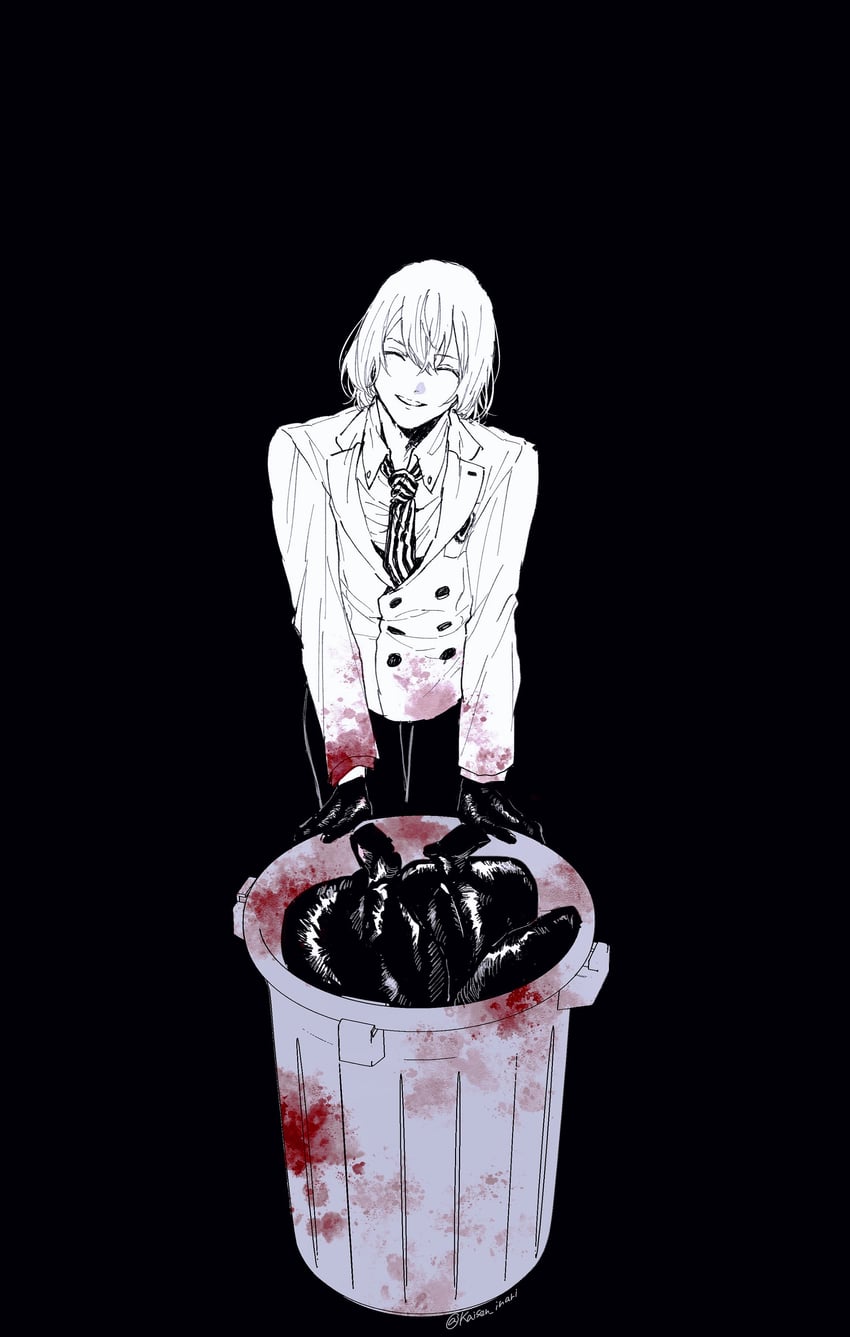 akechi gorou (persona and 1 more) drawn by kaisen_(kaisen_inari)