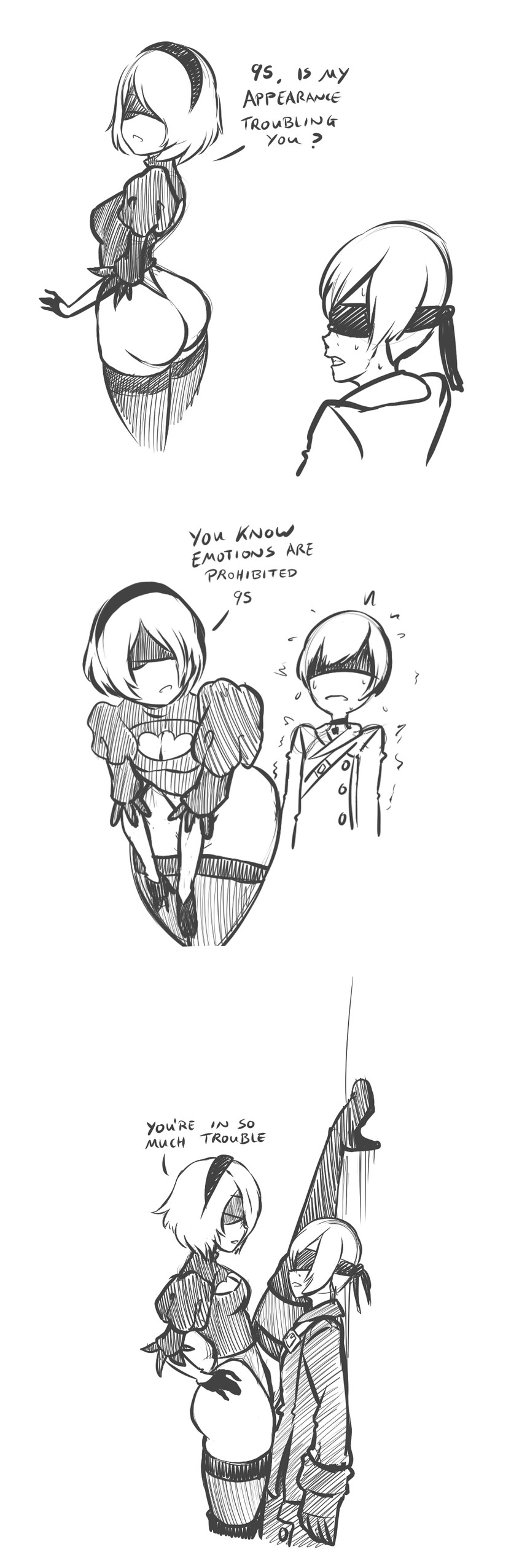 2b and 9s (nier and 1 more) drawn by deumosden