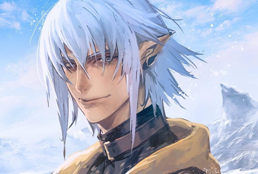 haurchefant greystone (final fantasy and 1 more) drawn by kin_mokusei