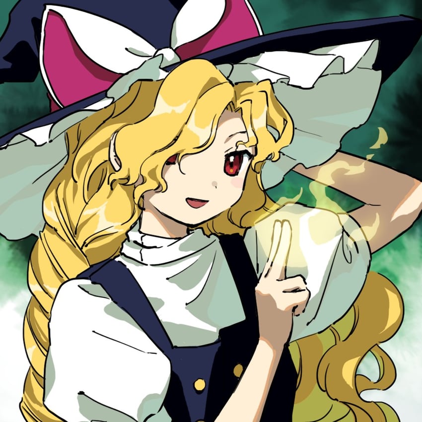 kirisame marisa (touhou and 1 more) drawn by kaigen_1025