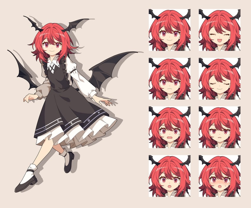 koakuma (touhou and 1 more) drawn by 4rion