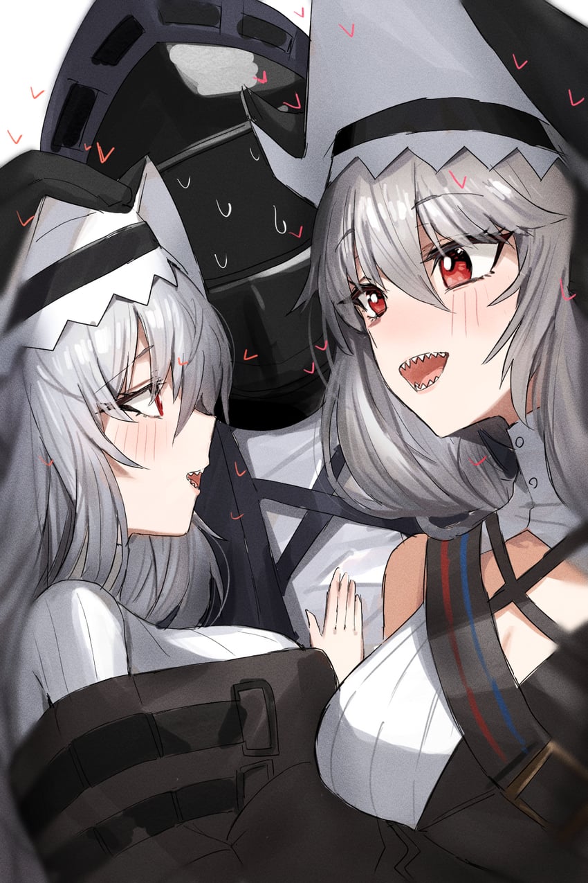 doctor, specter, and specter the unchained (arknights) drawn by horn/wood