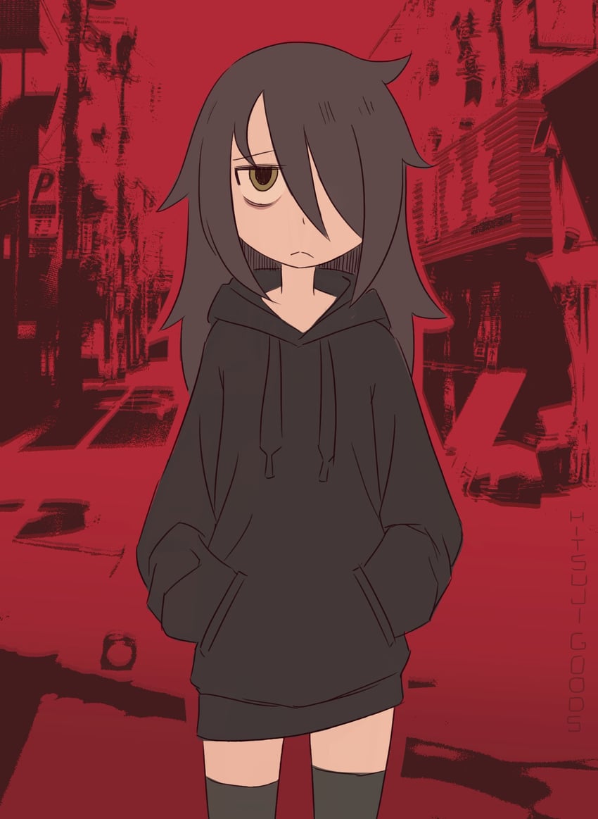 kuroki tomoko (watashi ga motenai no wa dou kangaetemo omaera ga warui!) drawn by hitsuji_(hitsujigoods)