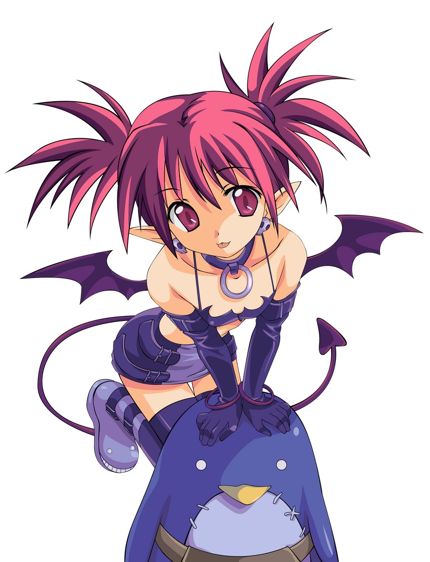 etna and prinny (disgaea) drawn by mitsumi_misato and morrow_(hitodama-x)