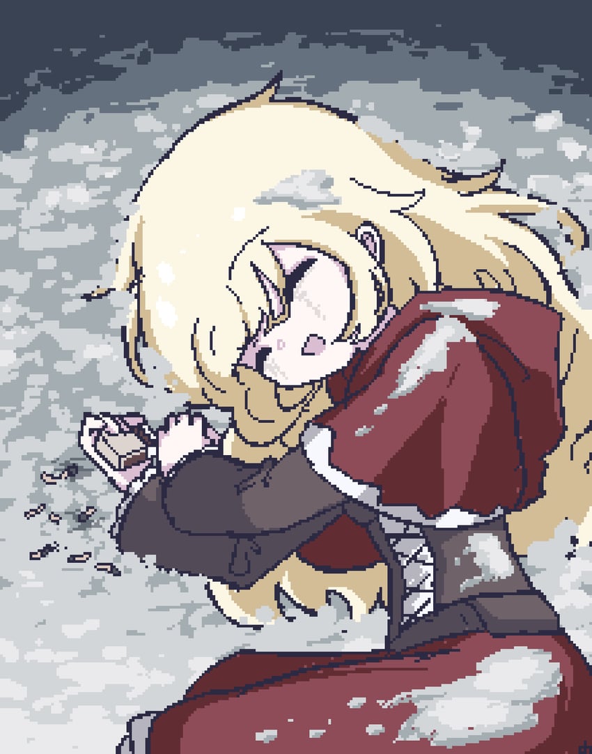 little match girl (andersen's fairy tales) drawn by chibikki