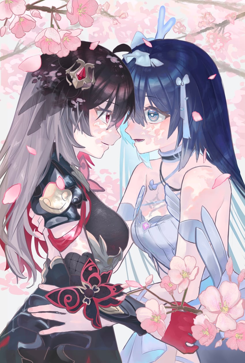 seele vollerei and seele (honkai and 1 more) drawn by duoyun_de_tiankong